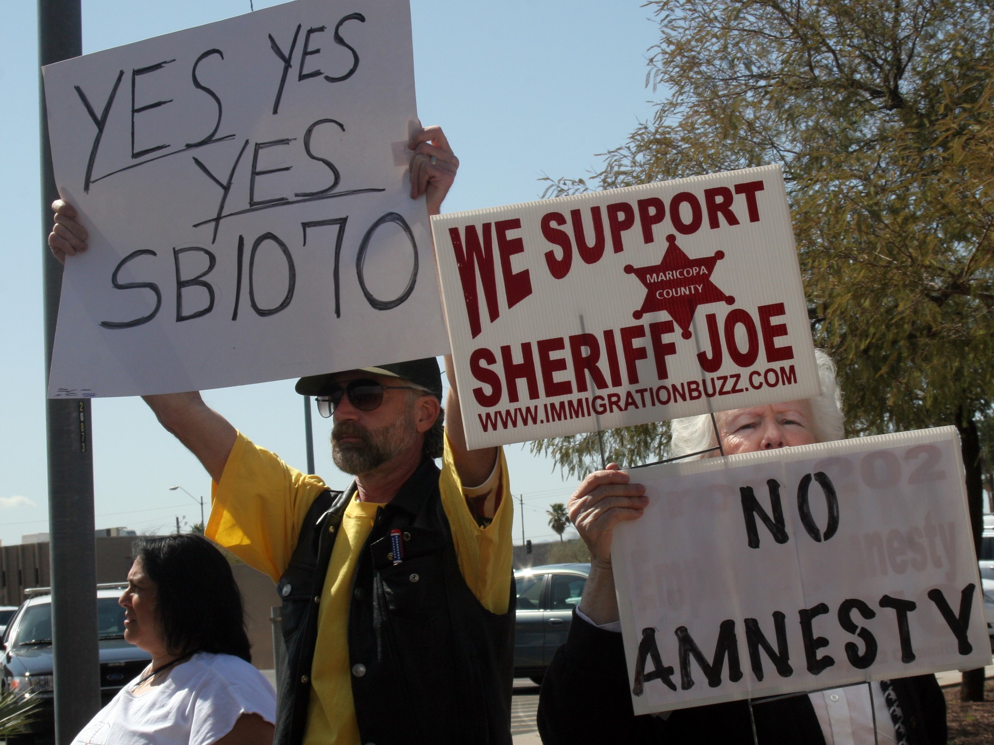  ... . Supporters have also been hitting the streets to back the new law