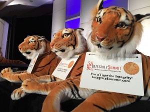 The Integrity Summit organizers refer to people who do business with integrity as “tigers.”