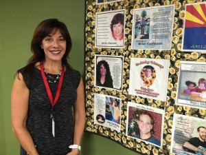 Sandra McNally, prevention manager at La Frontera Arizona EMPACT Suicide Prevention Center, says one obstacle to reducing teen suicide is reluctance among parents, guardians and teachers to talk about it. (Photo by Jesse A. Millard/Cronkite News)