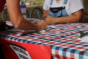 Those seeking to force a recall election for Superintendent of Public Instruction Diane Douglas have to gather nearly 400,000 signatures. The volunteer effort isn’t using paid petition circulators. (Photo by James Anderson/Cronkite News)