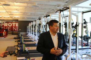 The team more than doubled the size of its weight  room during the $15 million upgrade to its training facility.