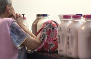 Danzeisen Dairy in Laveen offers bottled milk in a flavors such as chocolate, mocha, root beer and Arizona orange. (Photo by Yahaira Jacquez/Cronkite News)