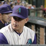 Diamondbacks manager Chip Hale wears the team’s old purple and teal uniform on Thursday, Oct., 2015. (Photo by Torrence Dunham/Cronkite News)