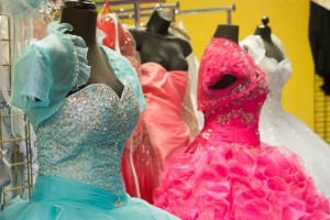 Bridals by Ofelia in Phoenix offers a variety of quinceanera and bridal dresses. (Photo by Brooke Stobbe/Cronkite News)