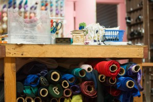 Until about four years ago, Ofelia Martinez (not pictured), designed all her own dresses. Now she sells products mostly made in China. (Photo by Brooke Stobbe/Cronkite News)