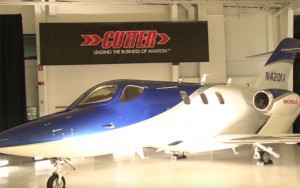 Cutter Aviation recently unveiled the new HondaJet, which it calls the “world’s most advanced light jet.” (Photo by James Ulrich/Cronkite News)