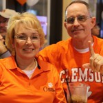 Greg and Tammy Vanhouy just found out about Philly’s Sports Bar and Grill ten days before the game and decided to skip the hassle of parking, traffic and tickets to enjoy the game at the establishment. (Photo Credit: Torrence Dunham/Cronkite News)