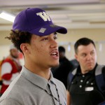 Saguaro’s Byron Murphy told the media he chose Washington because he felt more comfortbale there. (Photo by Bill Slane/Cronkite News)