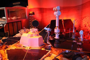 A replica of the Mars Rover is on display at the Arizona Science Center in the POPnology exhibit in Phoenix. (Photo by Kaitlyn Thompson/Cronkite News)