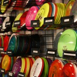 Spinners on the Green in Scottsdale features a number of different discs used to play the game of disc golf. The sport is growing in popularity acrosss the country and in the Valley. (Photo by Rian Bosse/Cronkite News)