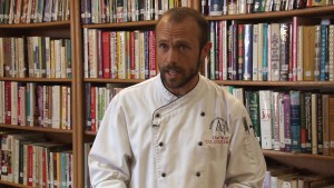 Executive Chef at the Arizona Culinary Institute talks about food safey. (Blake Benard/Cronkite News)