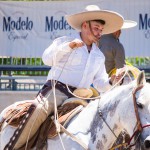 Ruperto Osornio rides along the arena at Rancho Ochoa in Phoenix on April 17, 2016. (Photo by Karla Aguilar/Cronkite News)