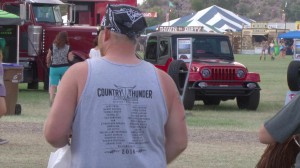 Fans attend Country Thunder music festival in Florence. (Photo by Lillian Simpson/Cronkite News)