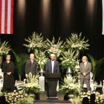 Religious leaders from multiple faiths participated in Friday's memorial service for Muhammad Ali. (Photo by Lindsey Wisniewski/Cronkite News)