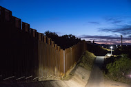 Nogales, Ariz. (right) is separated from Nogales, Sonora (left) by the border fence. (Photo by Courtney Pedroza/Cronkite News)