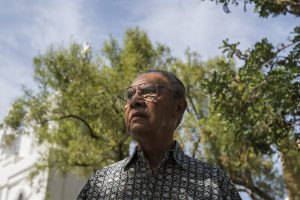 Tirso Montelongo, a native of Guadalupe, Arizona, does not plan on voting this presidential election. Montelongo has voted in previous years, but he’s turned off by the two presidential candidates. (Roman Knertser/News21)