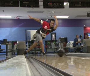 Andrew Cain says running helps him focus better during bowling competitions. (Photo by Russ Oviatt/Cronkite News)