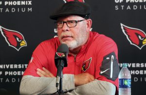 Cardinals coach Bruce Arians said his team didn’t play well in any phase of the game. (Photo by Nicole Vasquez/Cronkite News)