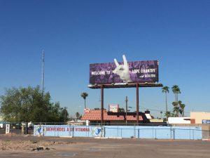 The square mile surrounding Grand Canyon University’s west Phoenix campus has a large Hispanic population – at 47 percent, according to U.S. Census data. (Photo by Danielle Kernkamp/Cronkite News)