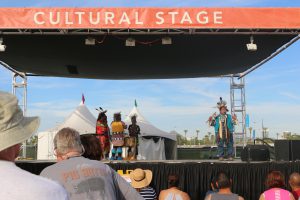 Native Spirit performs several shows Wednesday through Saturday on the Cultural Stage at the Arizona State Fair. (Photo by Kristiana Faddoul/Cronkite News0