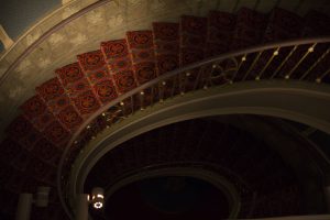 A mixed group of skeptics and believers recently toured the Orpheum Theatre to learn about the ghosts that haunt the building. (Photo by Ally Carr/Cronkite News)