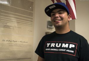 Cody Friedland, 21, vice president of College Republicans at Arizona State University, is trying to recruit young voters to support Republican presidential nominee Donald Trump. (Photo by Danielle Quijada/Cronkite News)