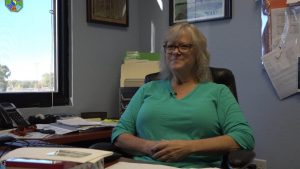 Rosann Clark is the guidance counselor for the Patagonia Public Schools. (Photo by Charity Bidegain/Cronkite News)