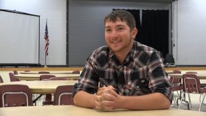 John Swift attends Patagonia Union High School. (Photo by Charity Bidegain/Cronkite News)