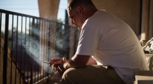 Joey Romeo, 25, has been fighting addiction for the past six years. He has attended treatment centers more than 10 times and now lives at a sober living home in Mesa. (Photo by Ryan Dent/Cronkite News)