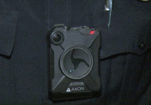 By November about 200 Tempe Police officers wear body cameras. The cameras need to be manually turned on. An Arizona State University study shows they can help relations between the police and the community. (Photo by Natalie Tarangioli/Cronkite News)