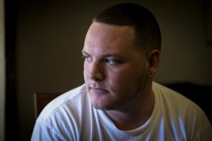 Joey Romeo, 25, said it’s easy for him to find drugs – no matter where he lives. (Photo by Ryan Dent/Cronkite News)