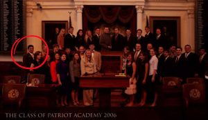 Rep. Juan Ciscomani (circled) stands amongst Patriot Academy’s class of 2006. (Image courtesy of www.whoisjuanciscomani.com)